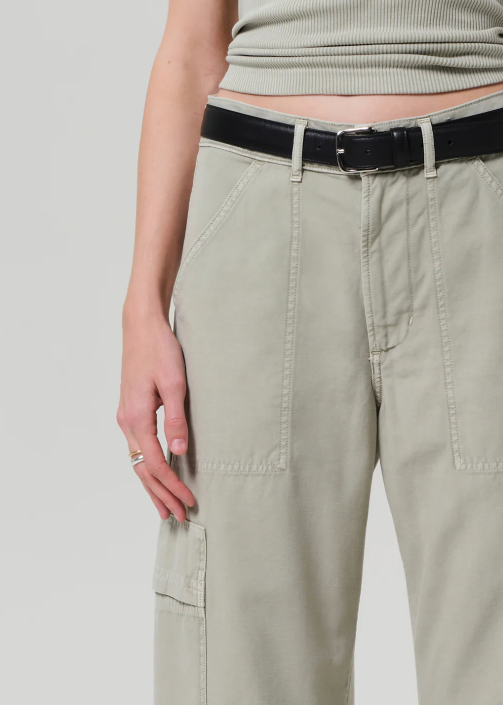 Marcelle Low Slung Cargo Pant - Matcha - Citizens of Humanity Canada - Danali