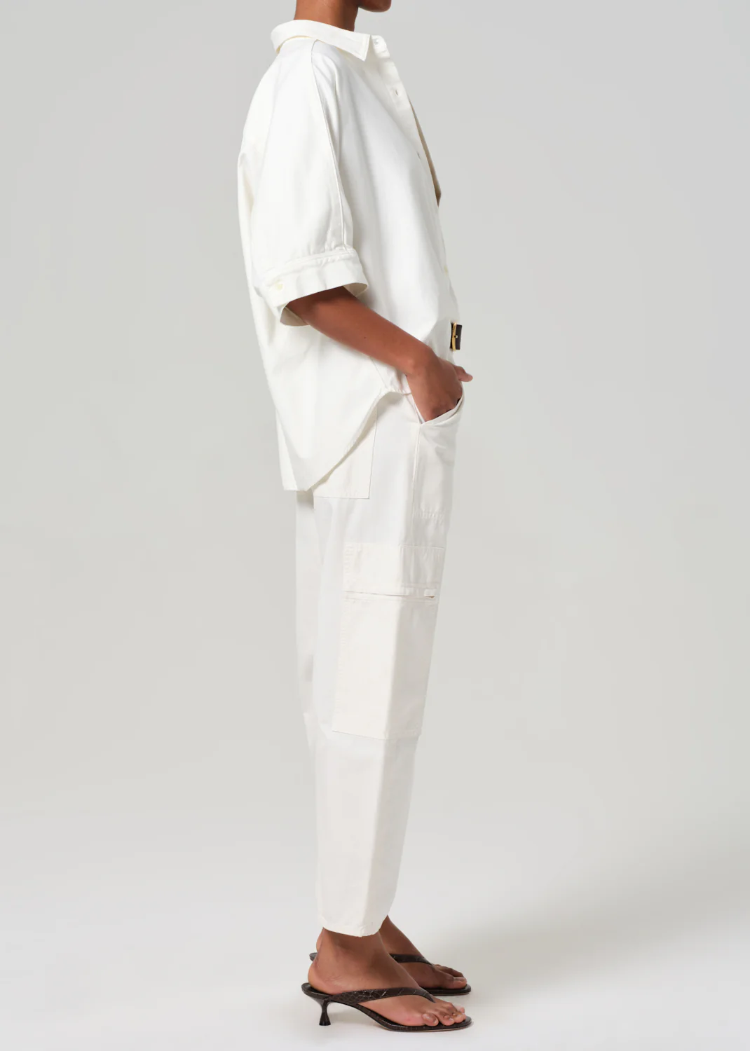 Marcelle Low Slung Sateen Cargo - Pashmina - Citizens of Humanity Canada - Danali
