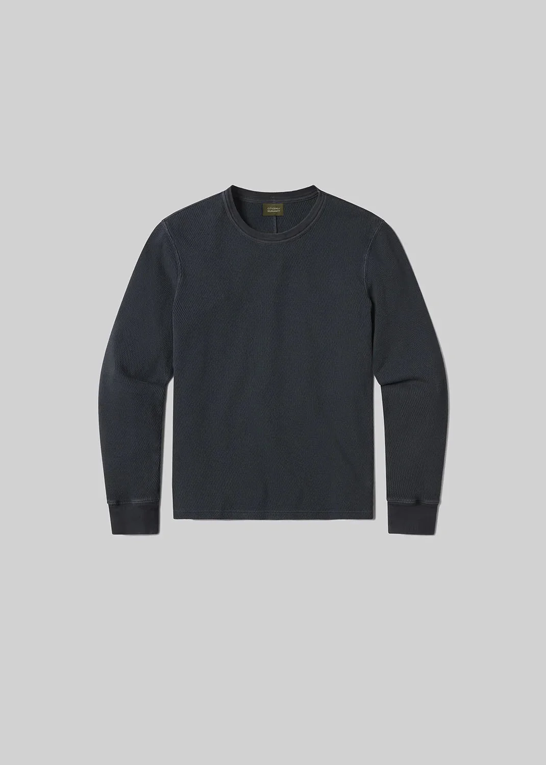 Citizens of Humanity Waffle Crewneck - Dark Charcoal - Citizens of Humanity Canada - Danali