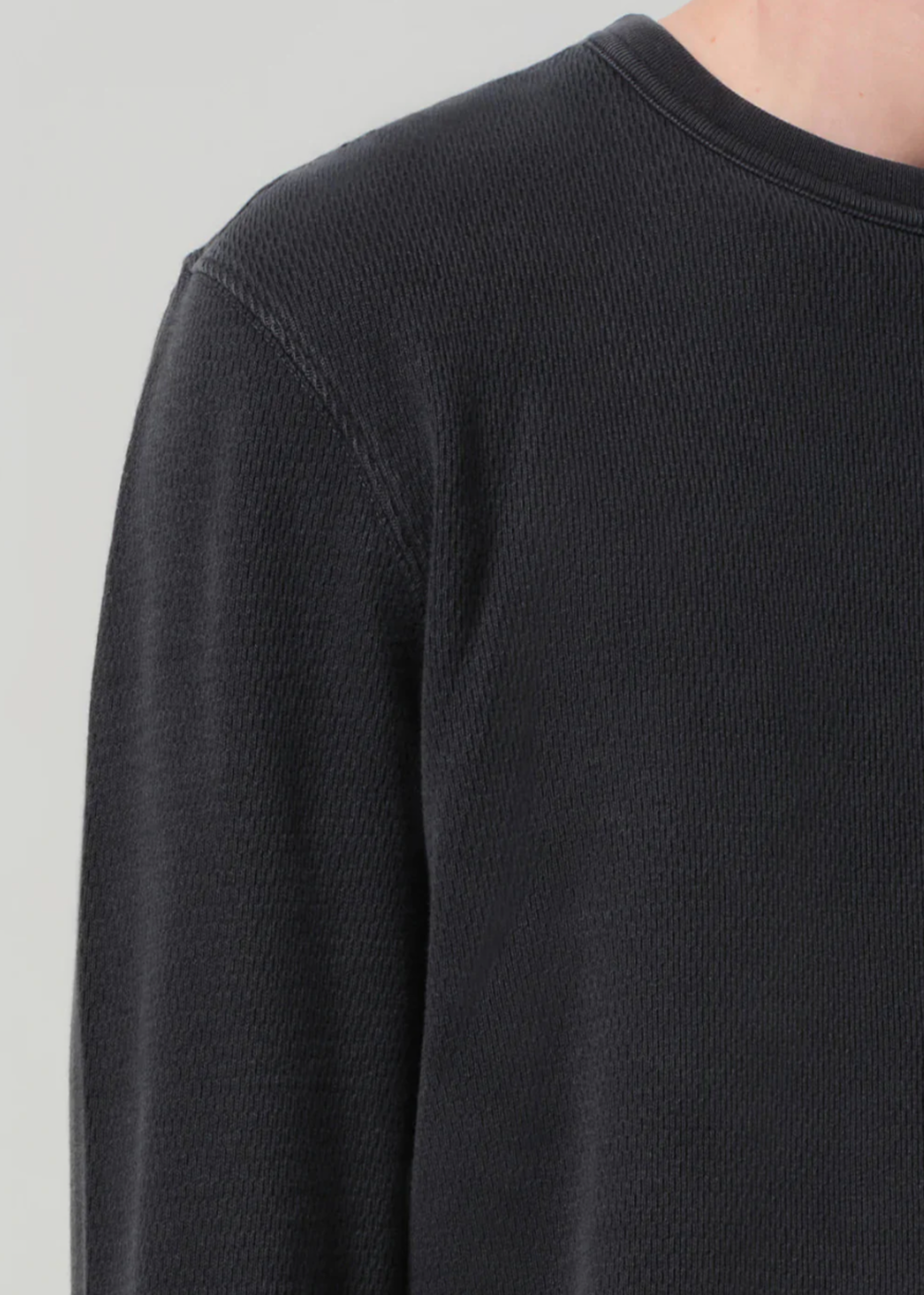 Citizens of Humanity Waffle Crewneck - Dark Charcoal - Citizens of Humanity Canada - Danali