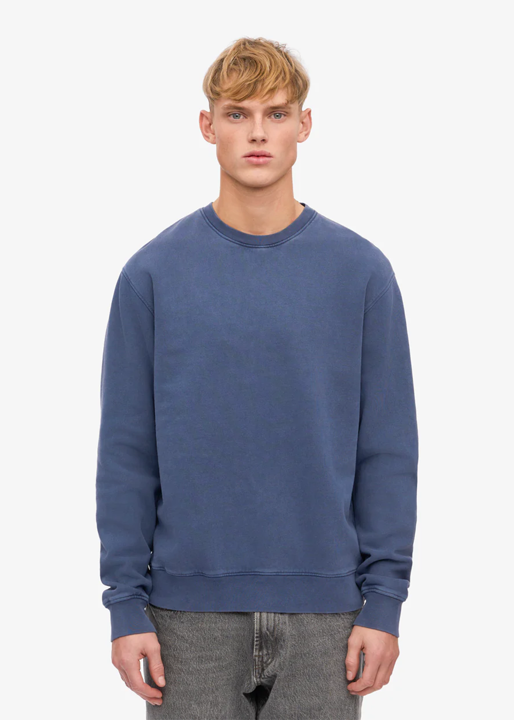 Classic Organic Crew - Neptune Blue - Colorful Standard Canada - Danali