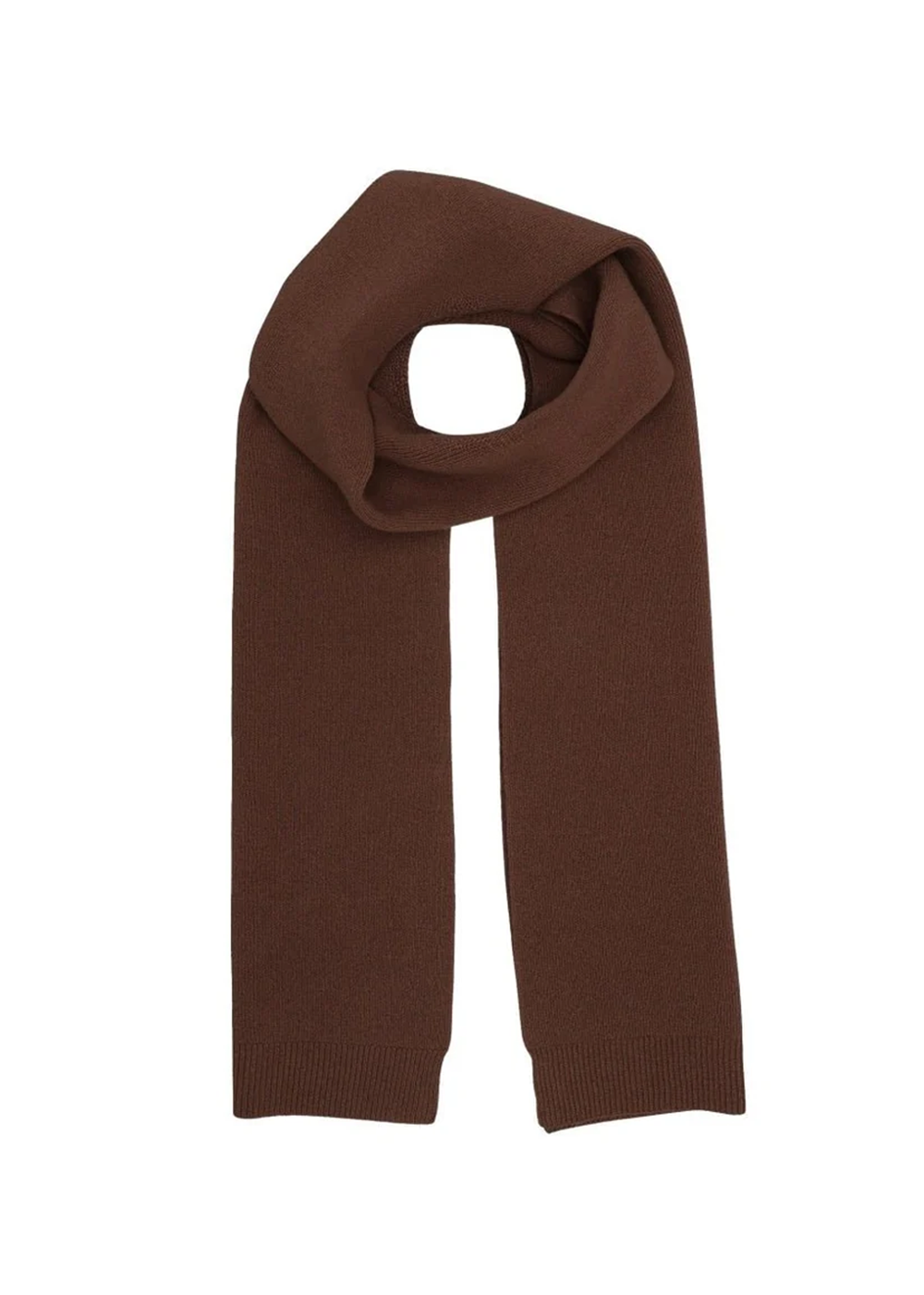 Merino Wool Scarf - Coffee Brown - Colorful Standard Canada - Danali