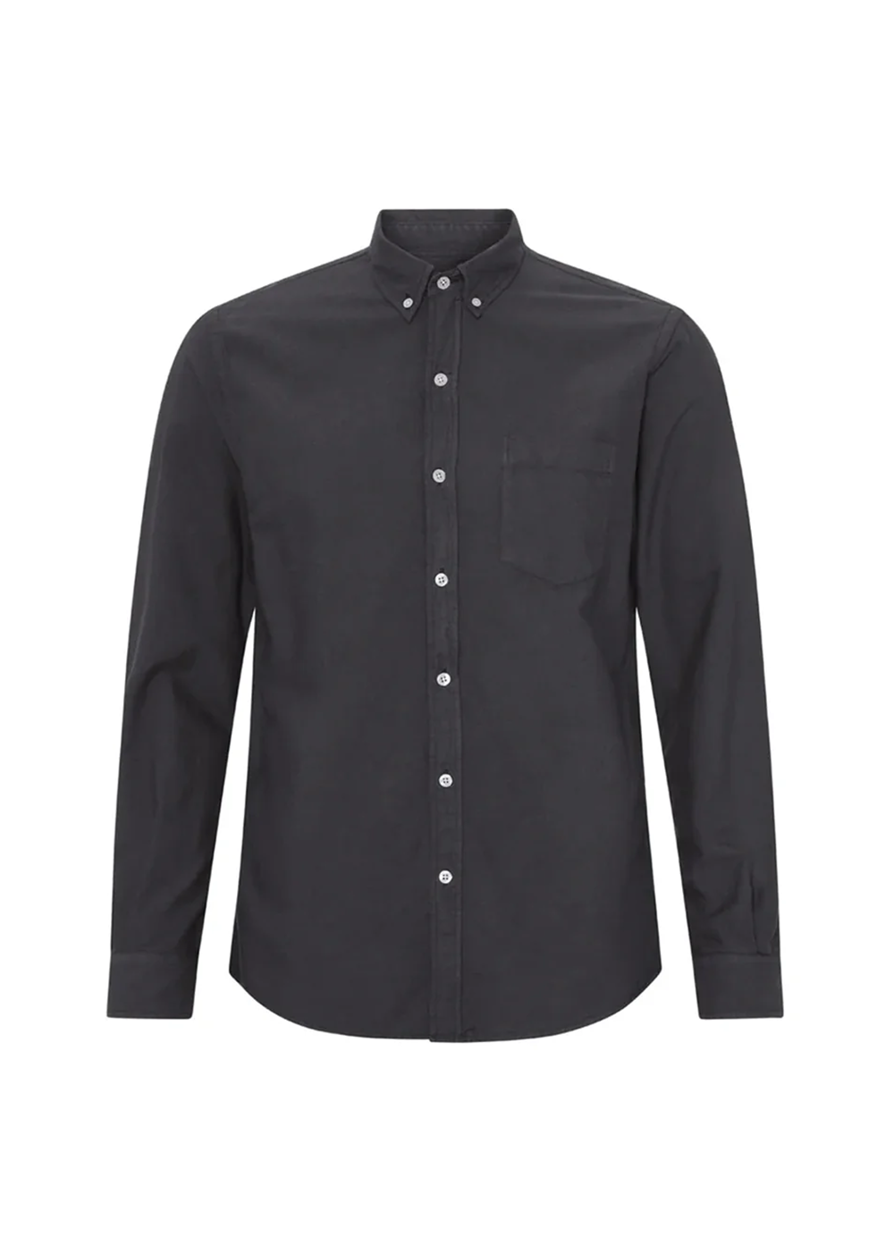 Organic Button Down Shirt - Lava Grey - Colorful Standard Canada - Danali