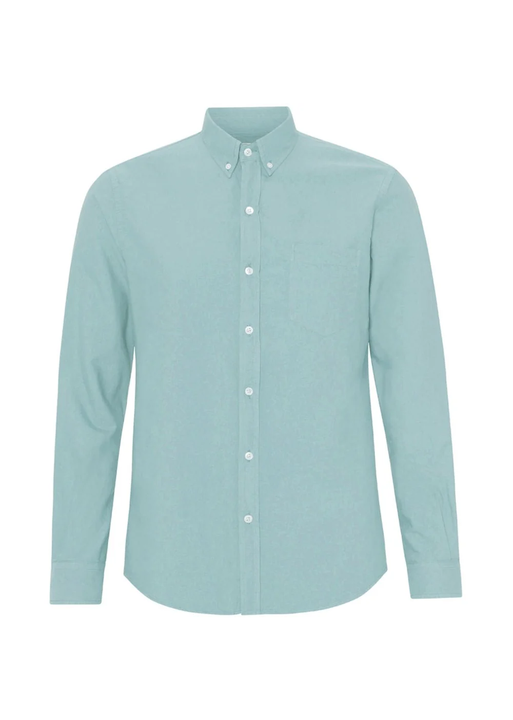Organic Button Down Shirt - Teal Blue - Colorful Standard Canada - Danali