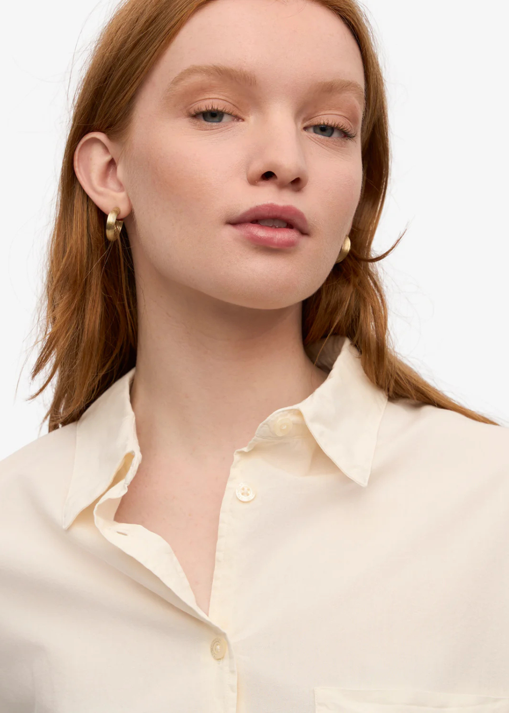 Organic Oversized Shirt - Ivory White - Colorful Standard Canada - Danali