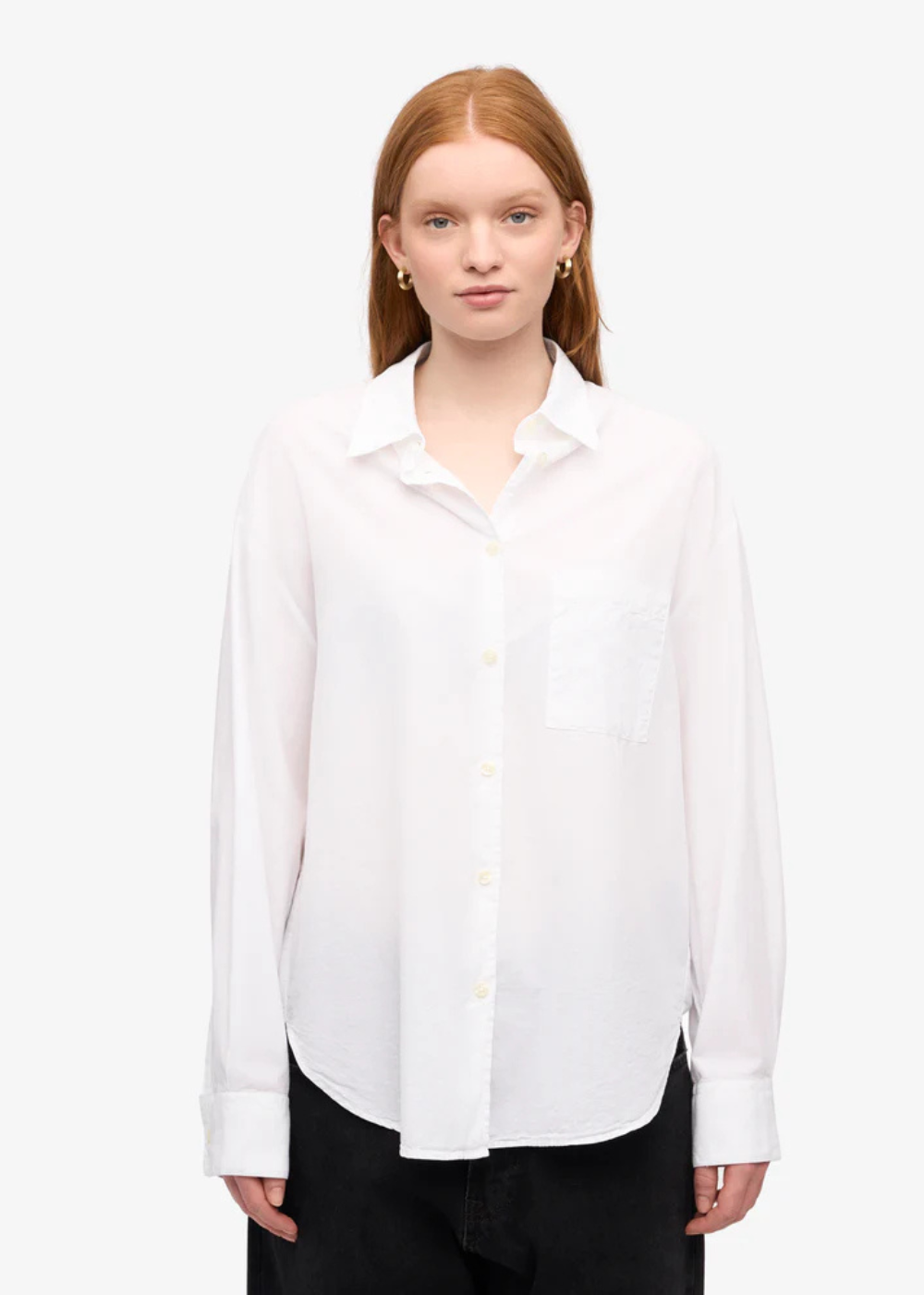Organic Oversized Shirt - Optical White - Colorful Standard - Danali - Canada