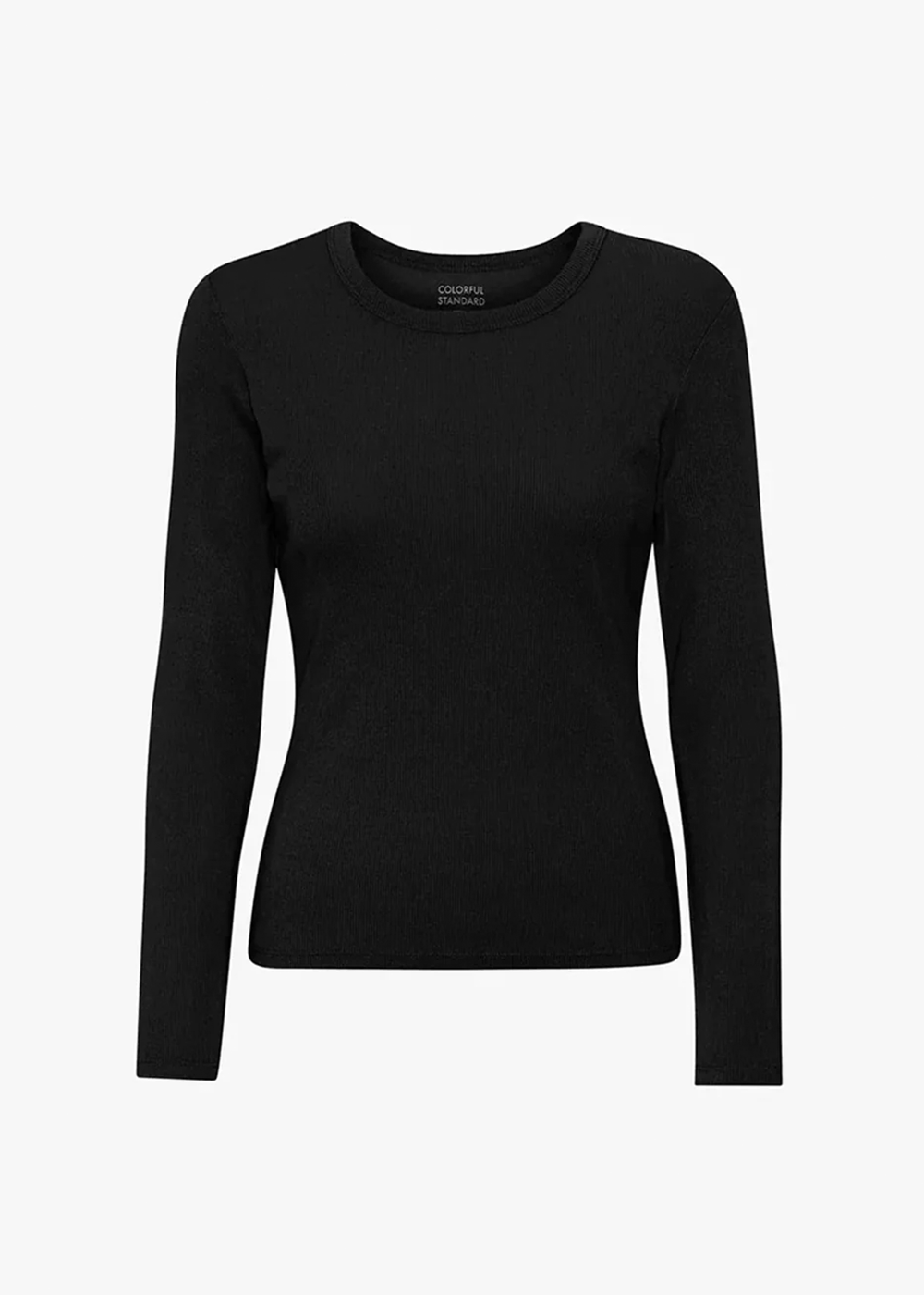 Organic Rib LS T-Shirt - Deep Black - Colorful Standard Canada - Danali