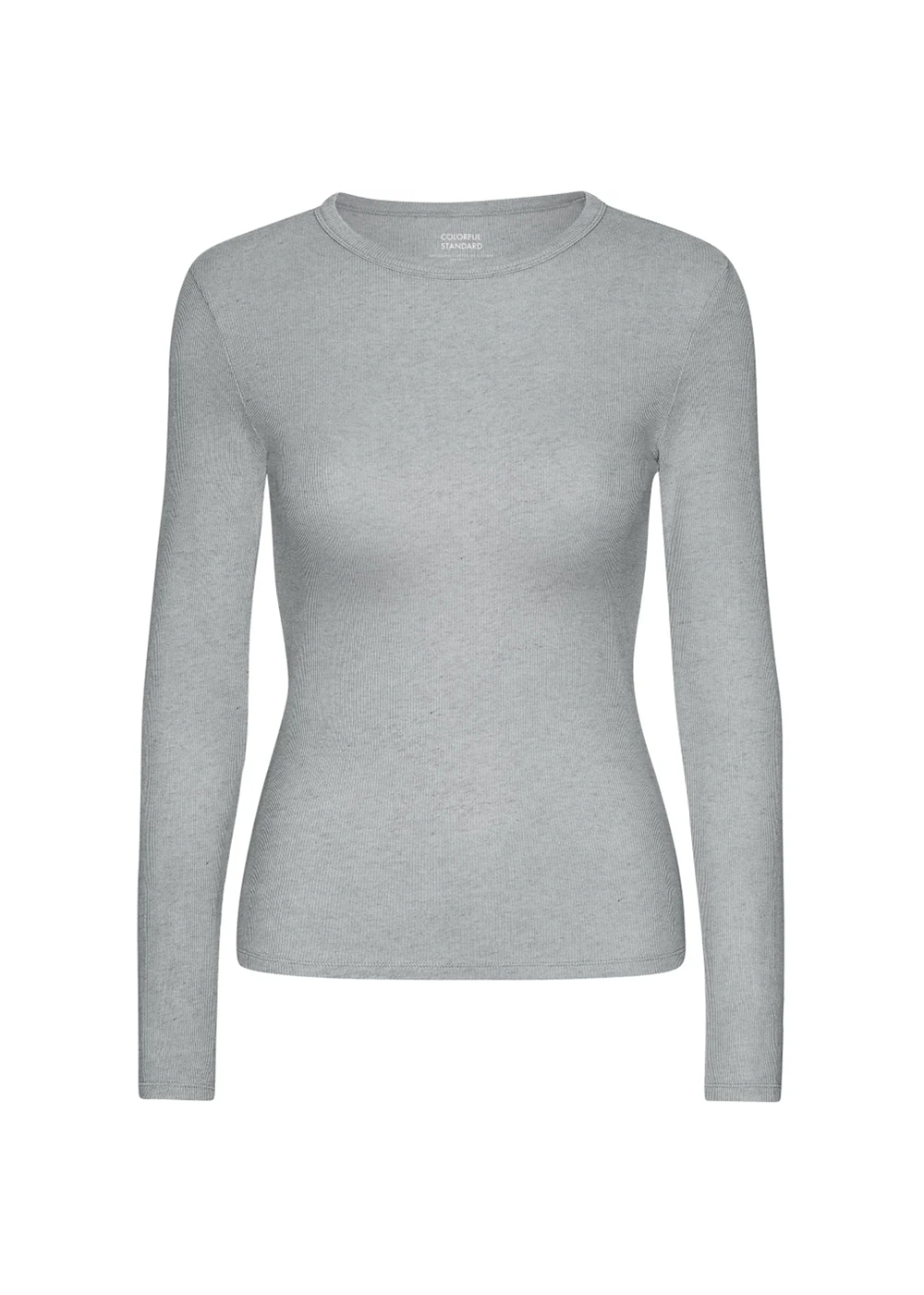 Organic Rib LS T-Shirt - Heather Grey - Colorful Standard Canada - Danali
