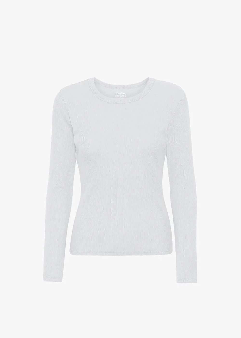 Organic Rib Long Sleeve T-Shirt -Optical White - Colorful Standard Canada - Danali