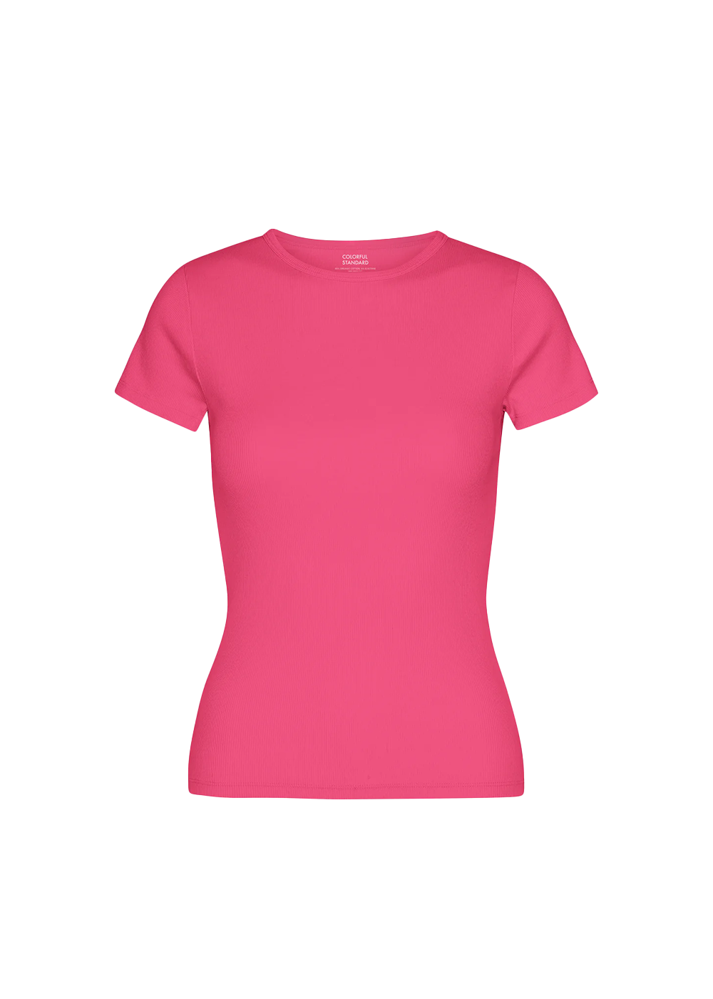 Colorful Standard Organic Rib SS T-Shirt Bubblegum Pink - Danali