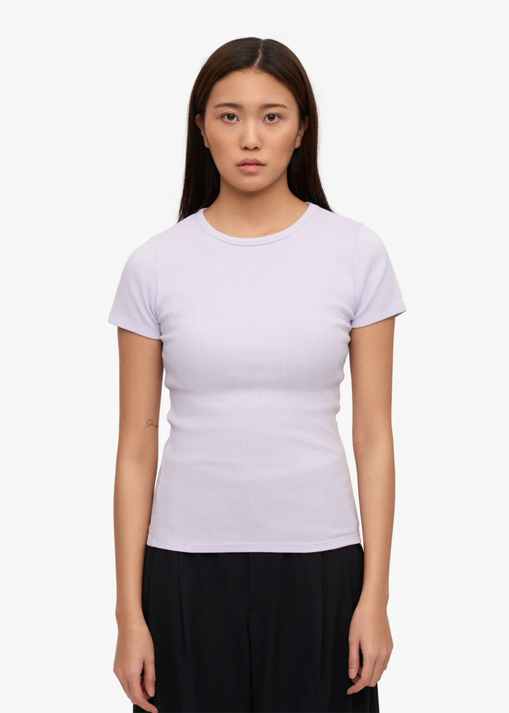 Colorful Standard Organic Rib SS T-Shirt Soft Lavender - Colorful Standard Canada - Danali