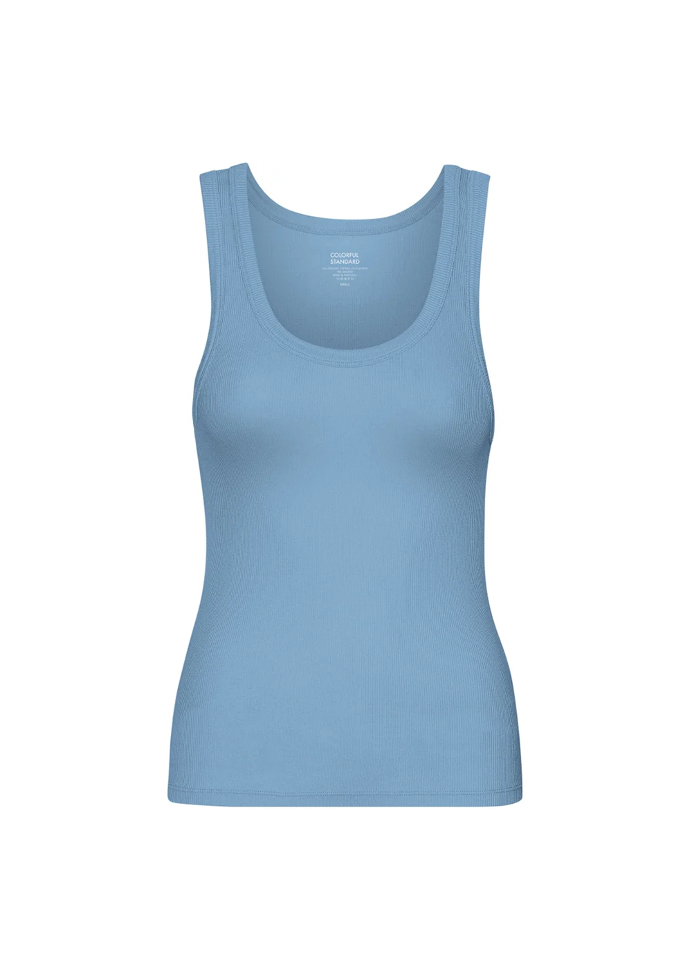 Organic Rib Tank Top - Seaside Blue - Colorful Standard Canada - Danali