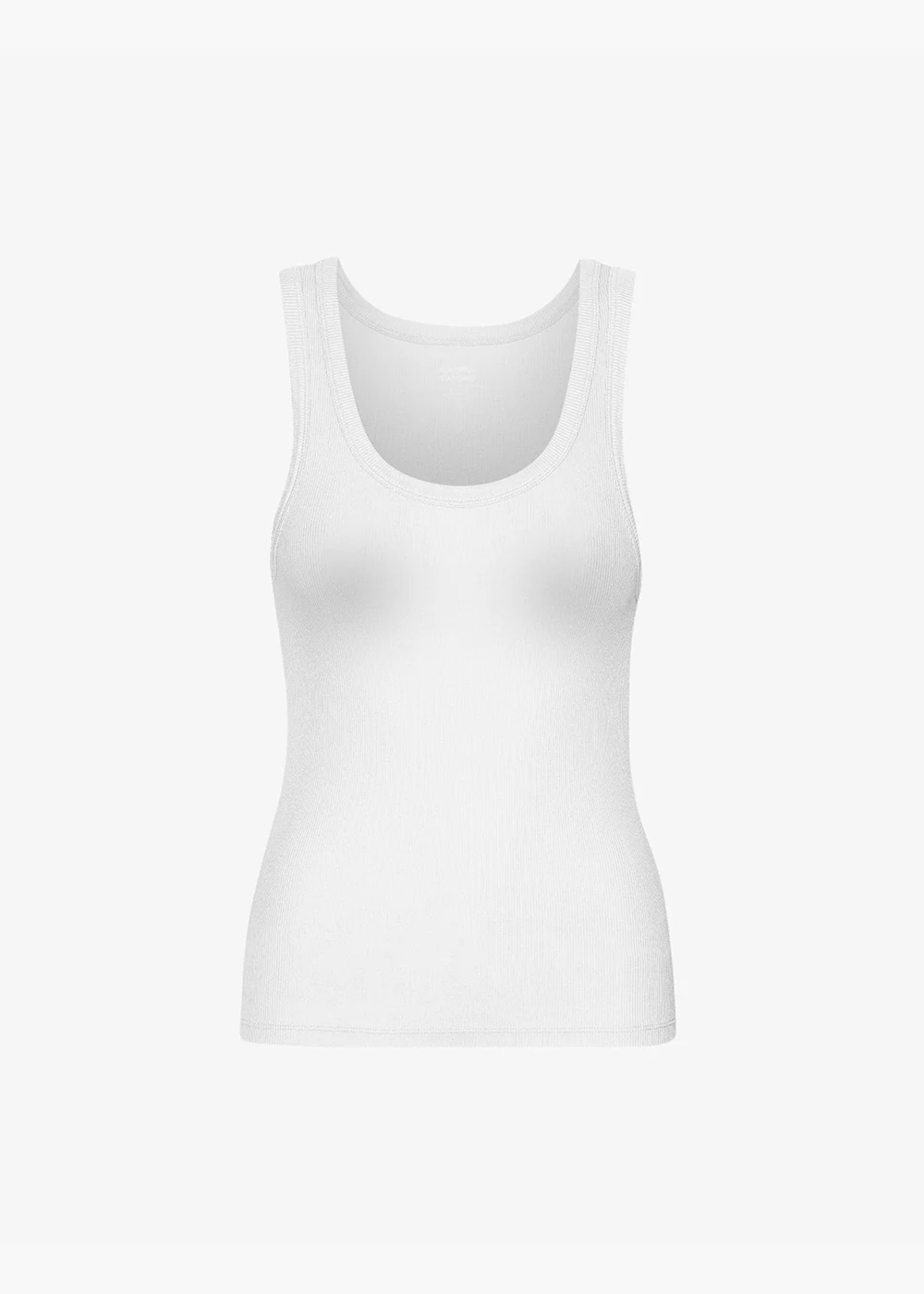 Organic Ribbed Tank Top - Optical White - Colorful Standard Canada - Danali