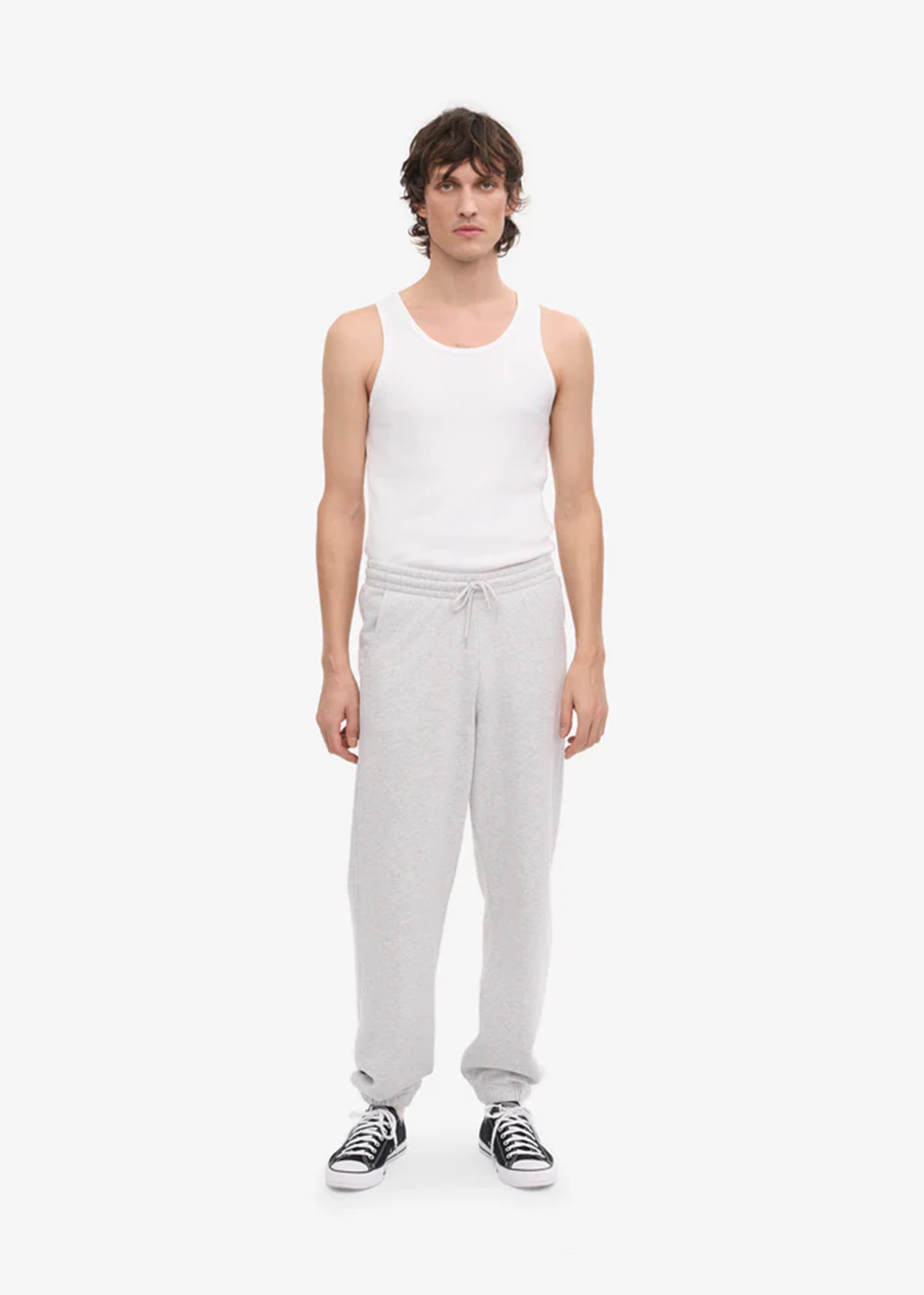 Organic Sweatpants 2.0- Snow Melange - Colorful Standard Canada - Danali