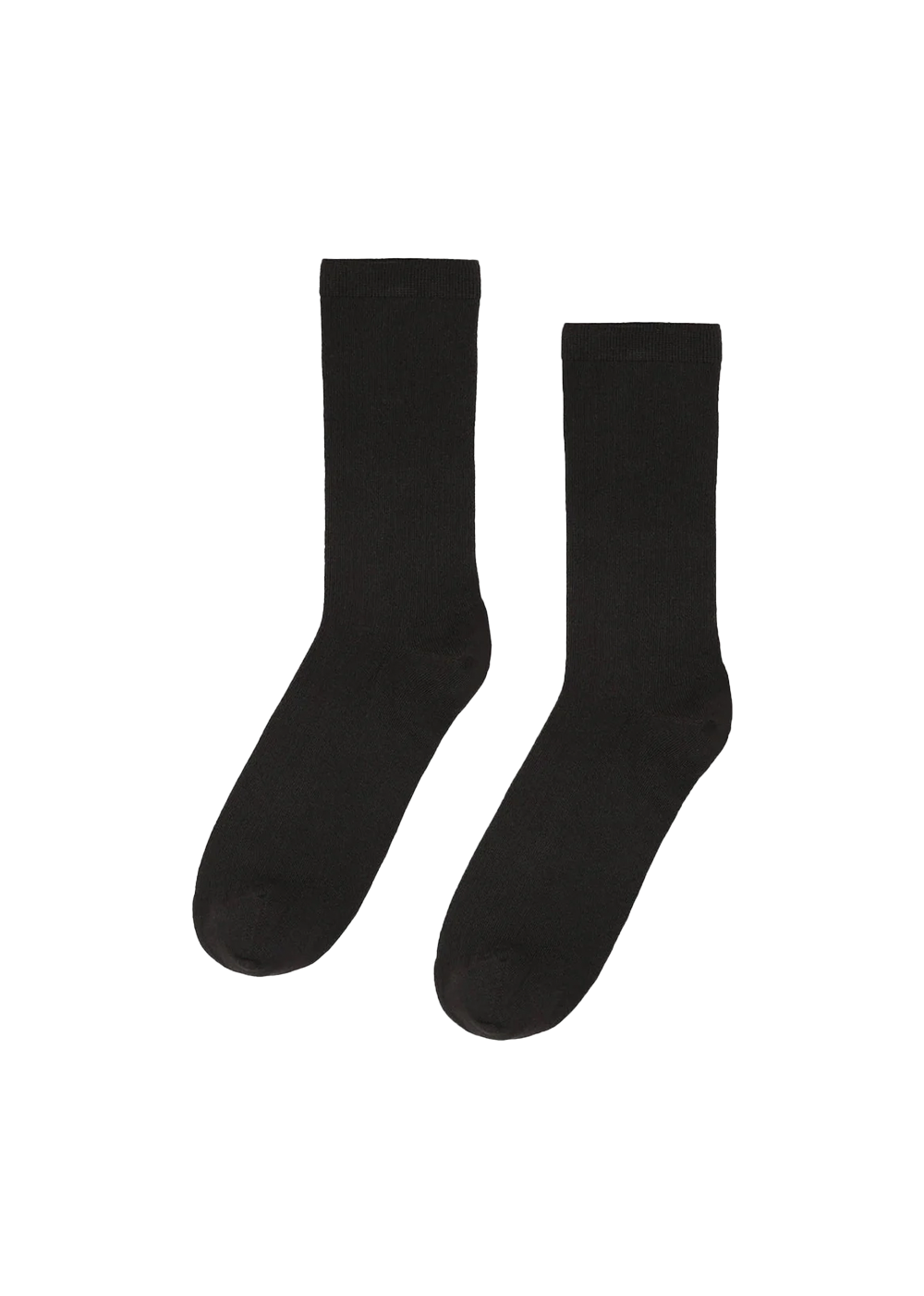 Womens Classic Organic Sock - Deep Black - Colorful Standard Canada - Danali
