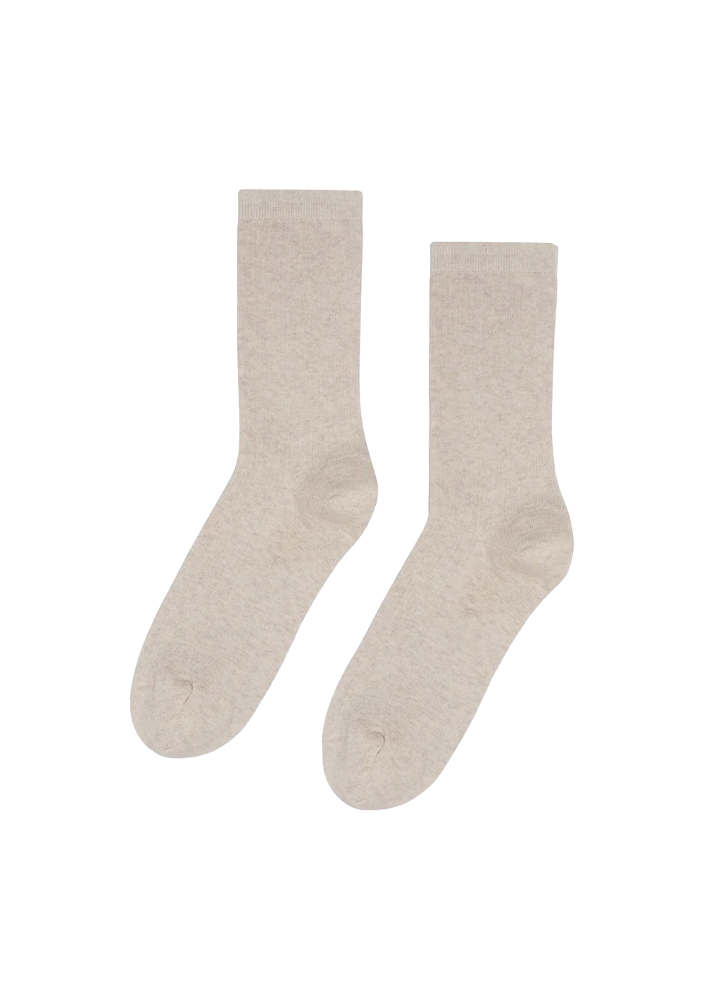 Womens Classic Organic Sock - Ivory White - Colorful Standard Canada - Danali