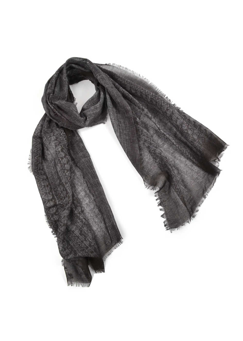 Cotton Exotic Scarf - Black/Grey - Dion Canada - Danali