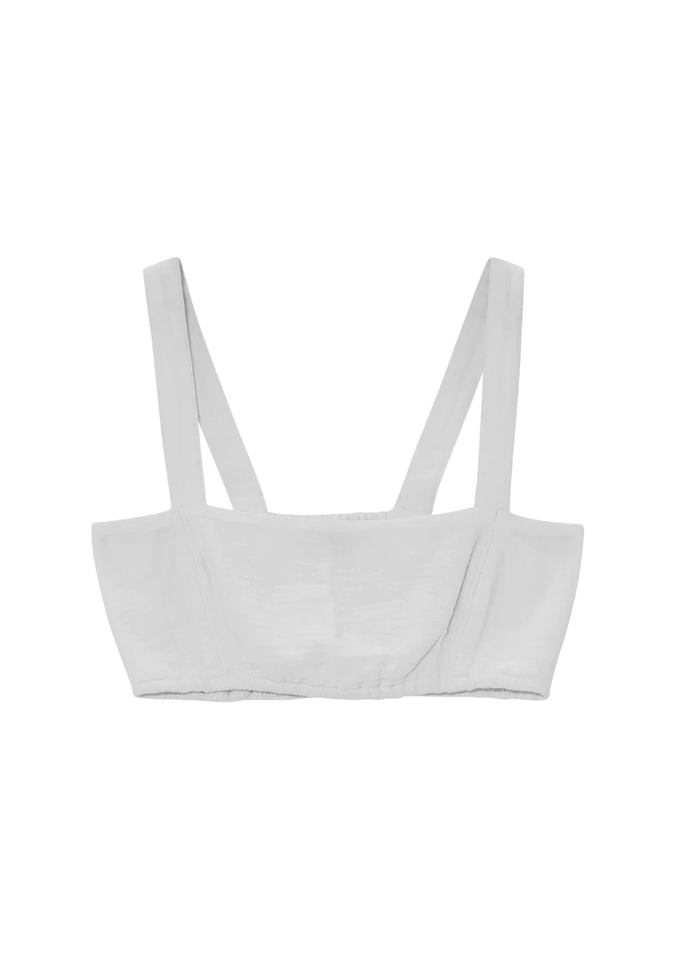 Supersoft Gauze Bra Top - White - Echo Accessories Canada - Danali