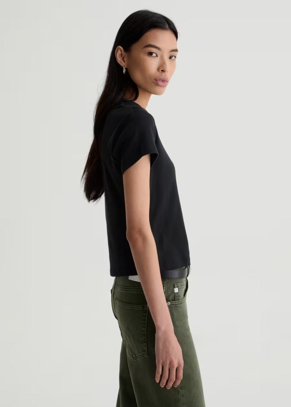 Sadie Crew - Super Black - AG Jeans Canada - Danali - ERB71207SBA