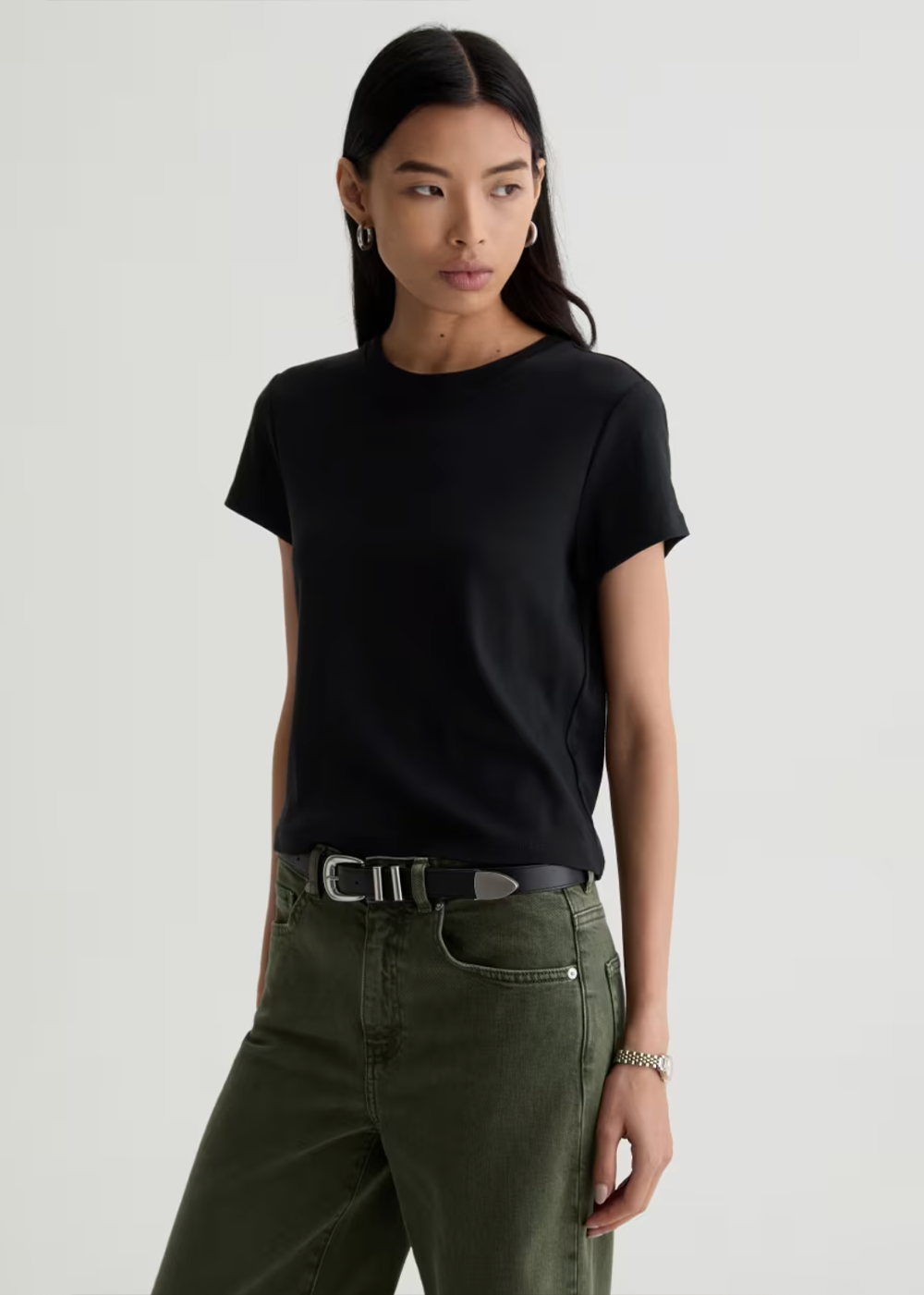 Sadie Crew - Super Black - AG Jeans Canada - Danali - ERB71207SBA