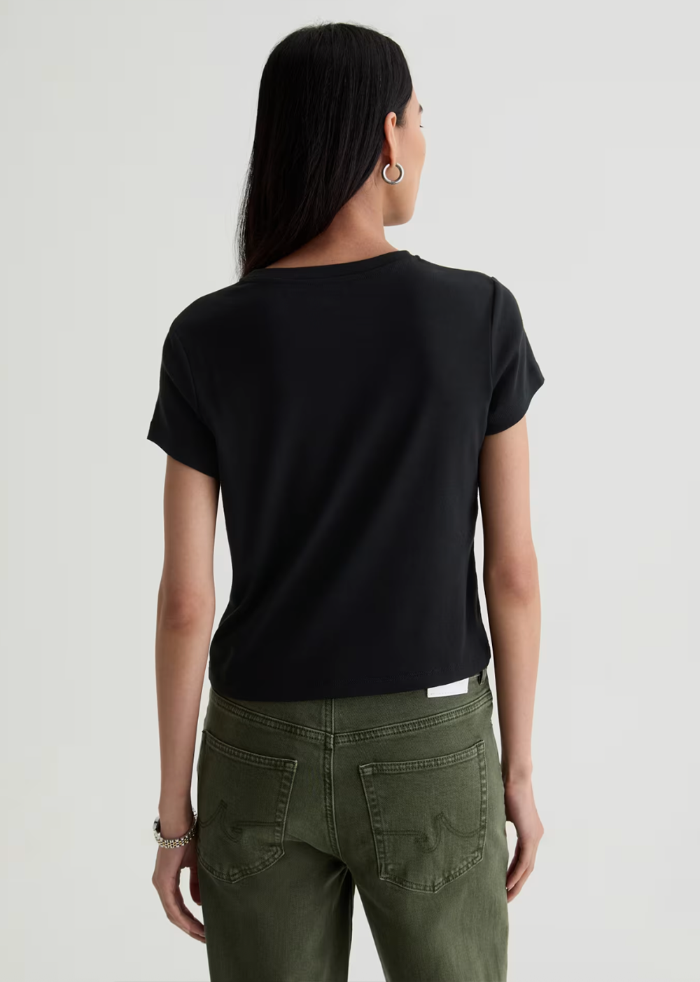 Sadie Crew - Super Black - AG Jeans Canada - Danali - ERB71207SBA