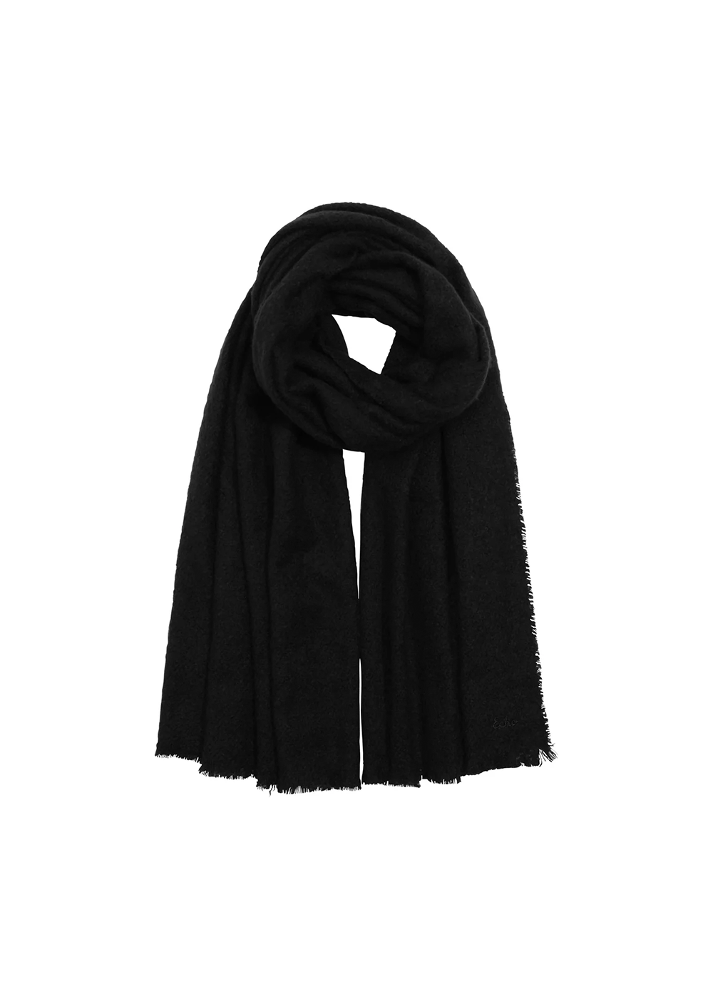 Buzzy Boucle Scarf - Black - Echo Canada - Danali