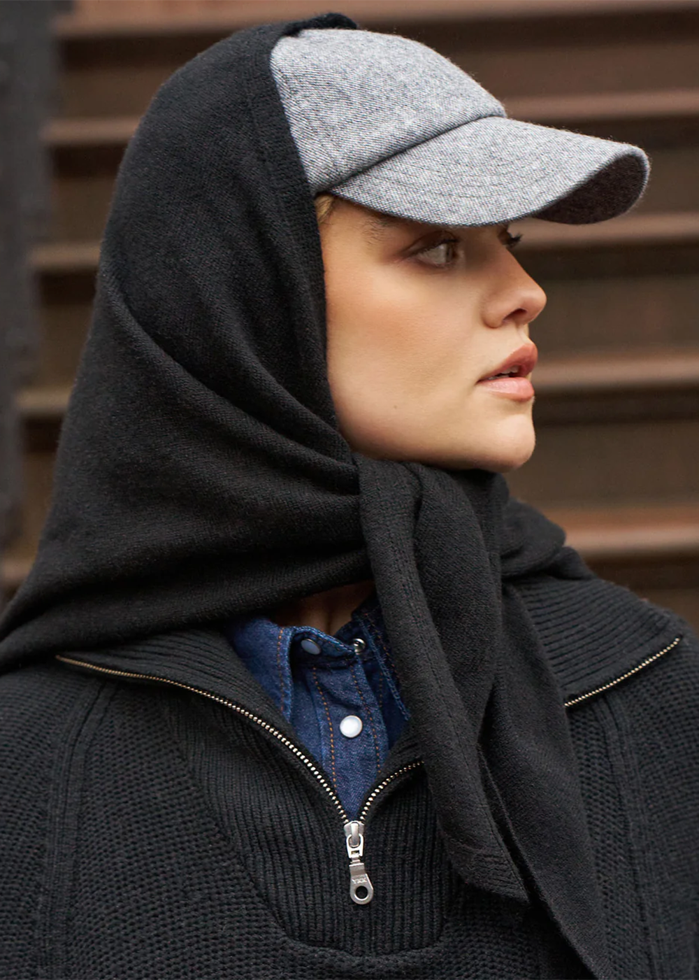 Solid Triangle Wrap - Black - Echo Canada - Danali