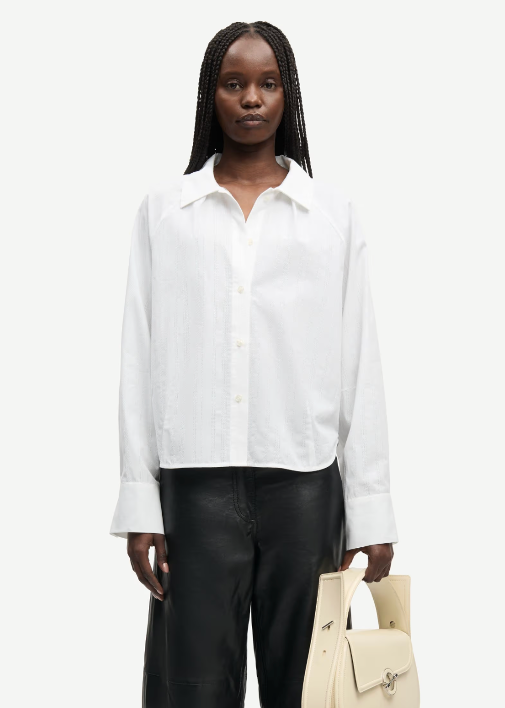 Sakya Shirt - White - Samsoe Samsoe Canada - Danali - F26100039