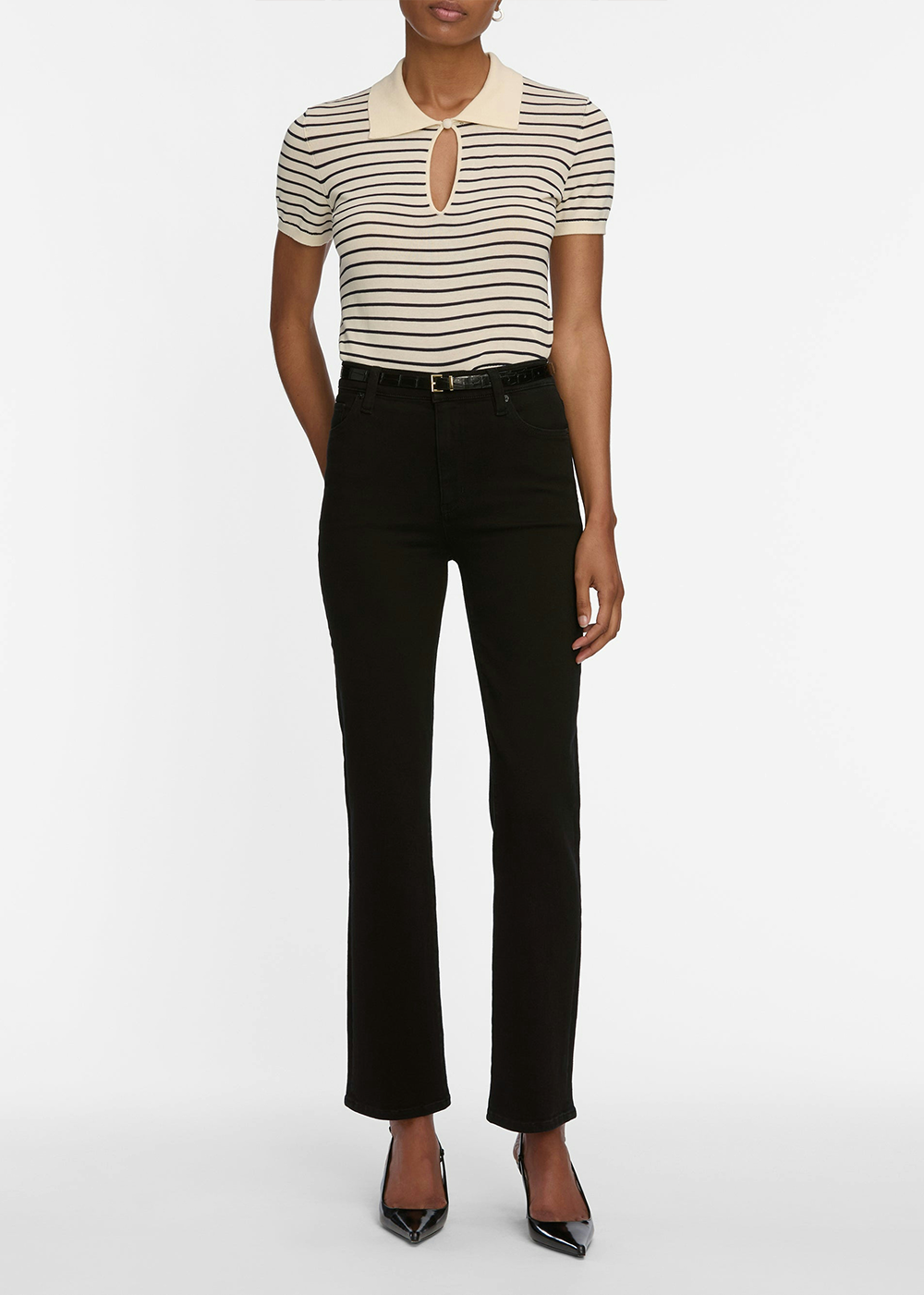 Le Sleek Straight Jean - Black - FRAME Denim Canada - Danali
