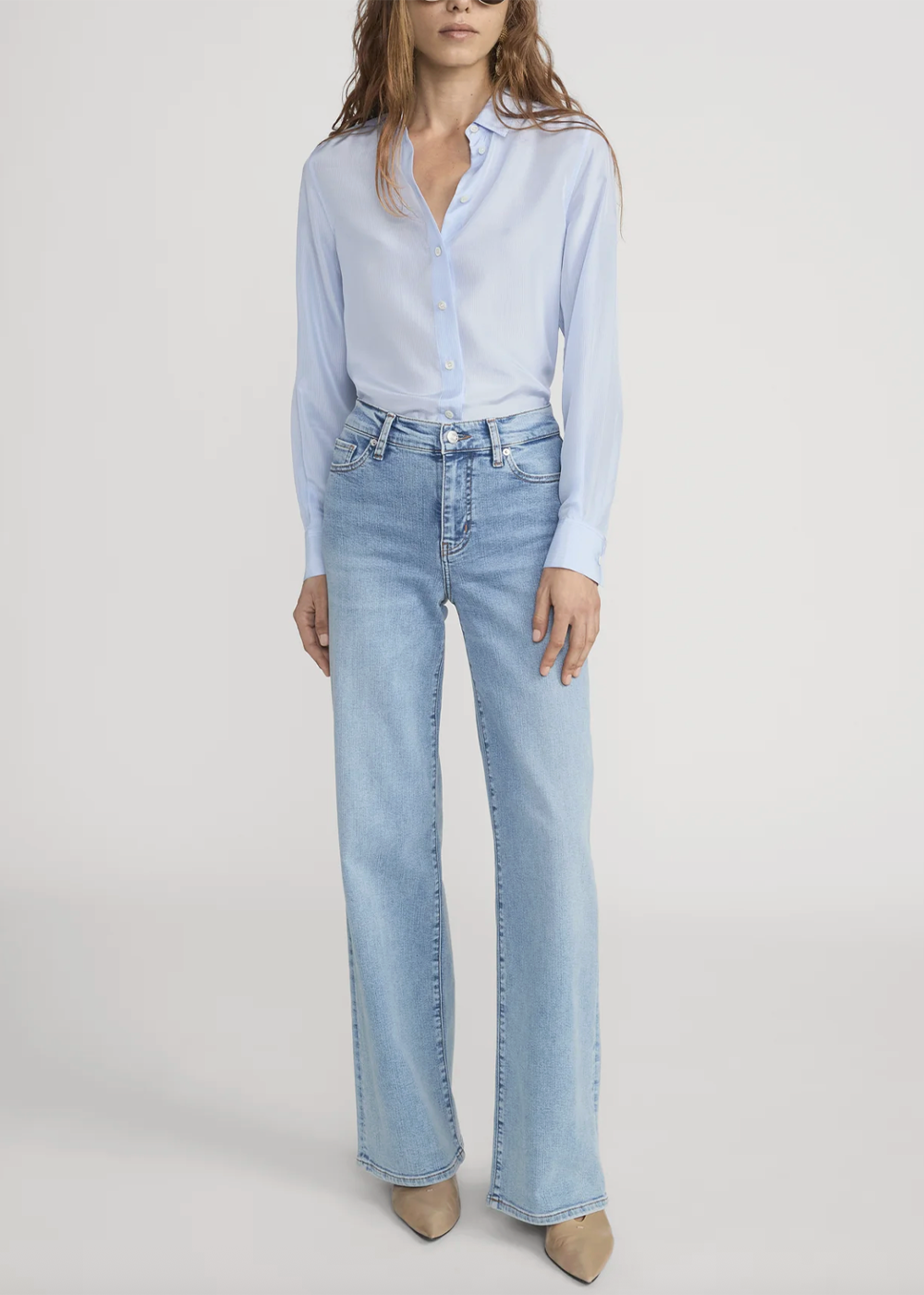 Le Slim Palazzo Jean - Ripple - FRAME Canada - Danali