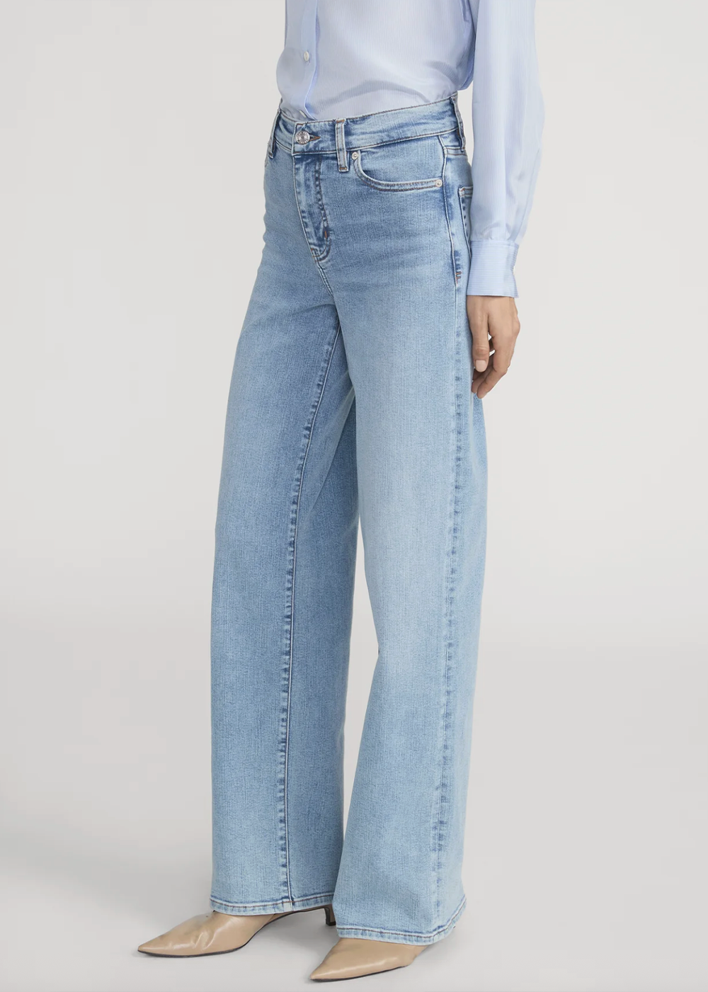 Le Slim Palazzo Jean - Ripple - FRAME Canada - Danali