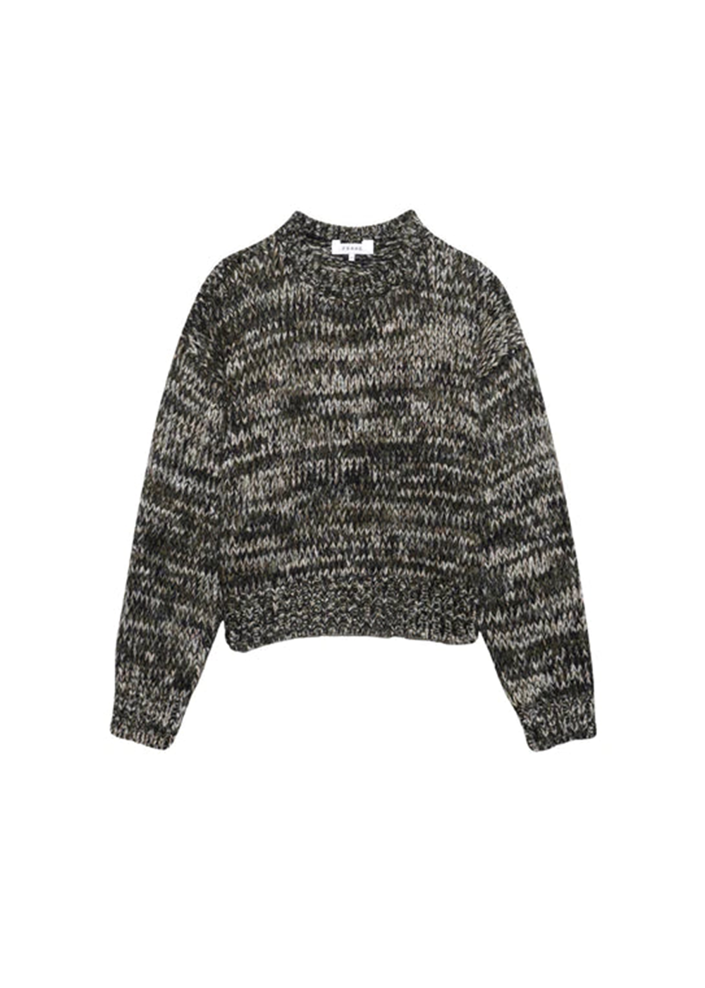 Marl Crew Sweater - Black Multi - Frame Denim Canada - Danali