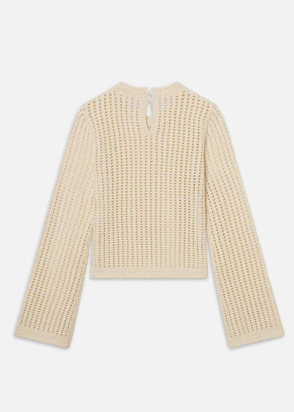 The Crochet Bell Sweater - Alabaster - FRAME Denim Canada - Danali