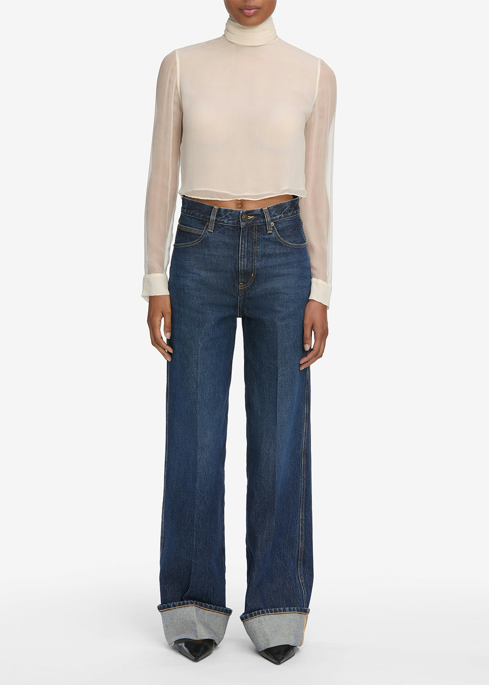 The Cuffed Wide Jean - Spencer - FRAME Denim Canada - Danali