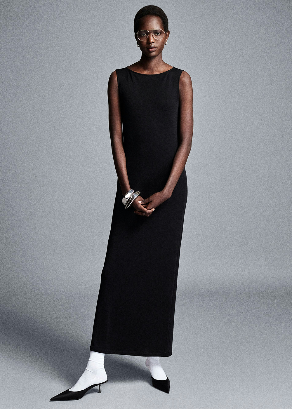 The Drape Dress - Black - FRAME Canada - Danali