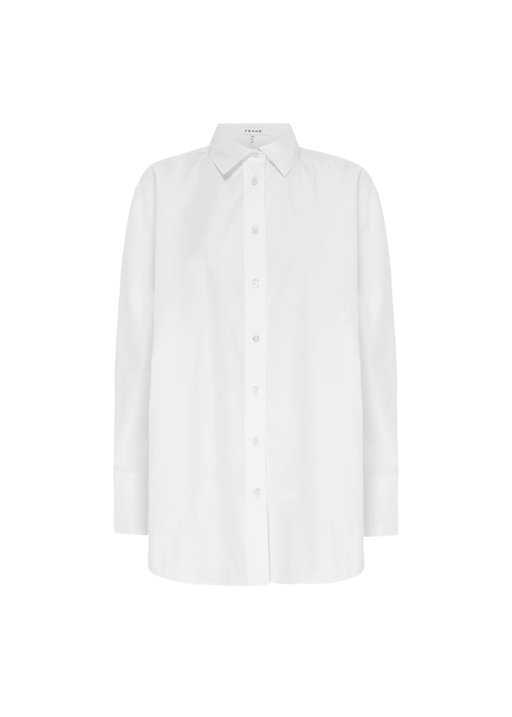 The Exaggerated Oversized Shirt - White - FRAME Canada - Danali