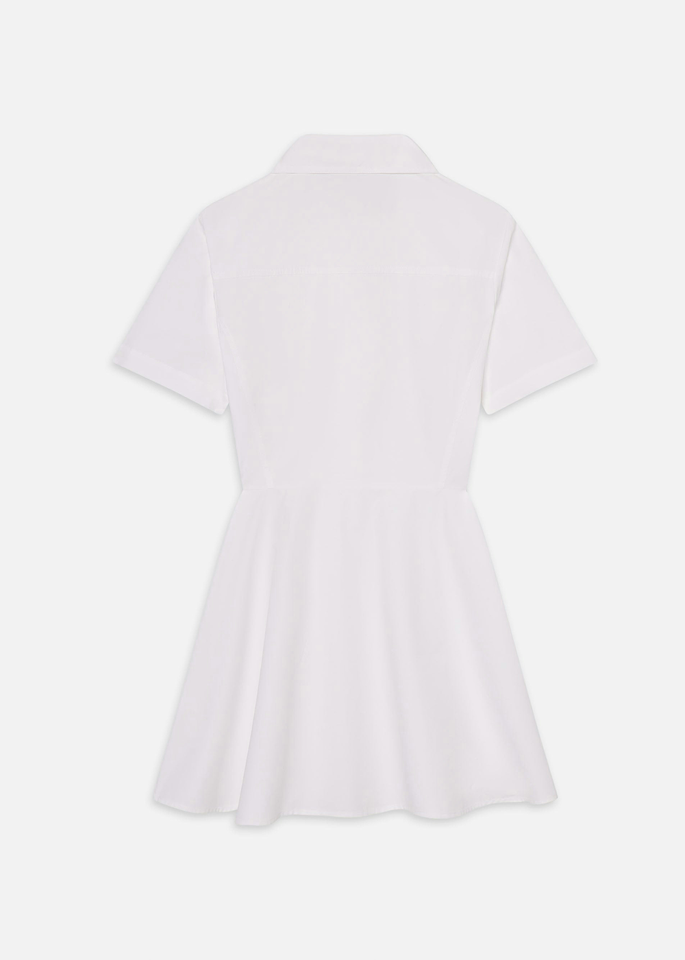 The Flare Mini Dress - White - FRAME Canada - Danali