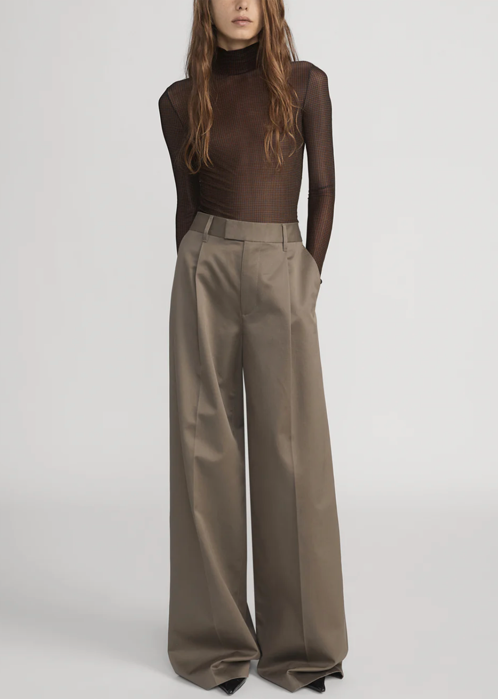 The Hosiery Turtleneck - Americano Multi - FRAME Canada - Danali