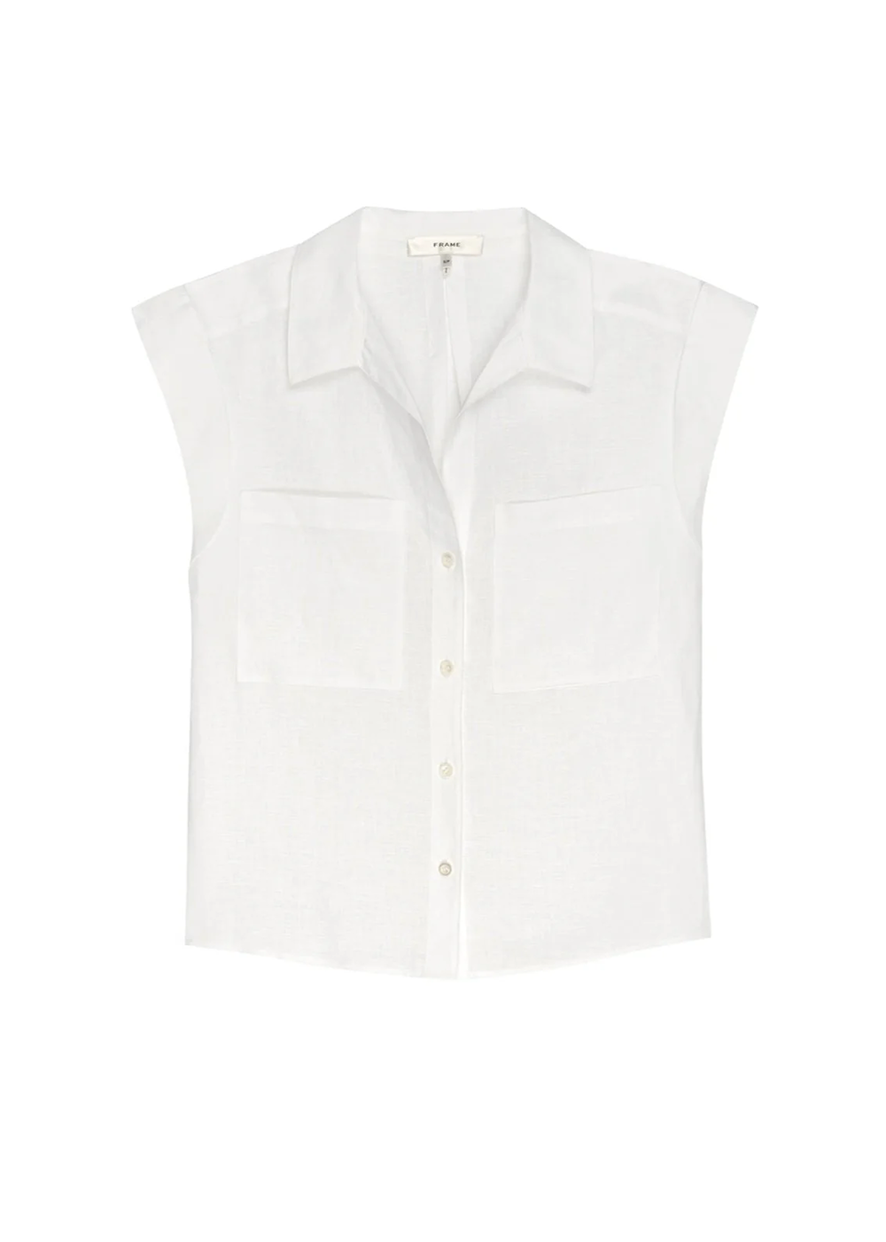 The Leisure Shirt - White - FRAME Denim Canada - Danali