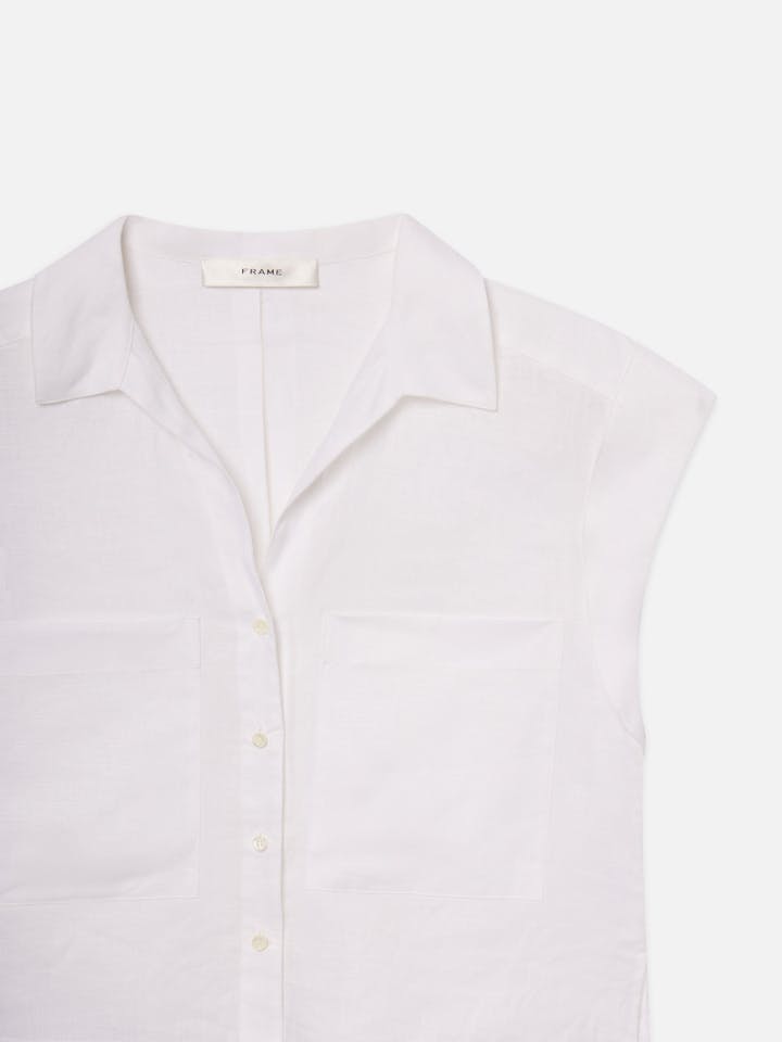 The Leisure Shirt - White - FRAME Denim Canada - Danali