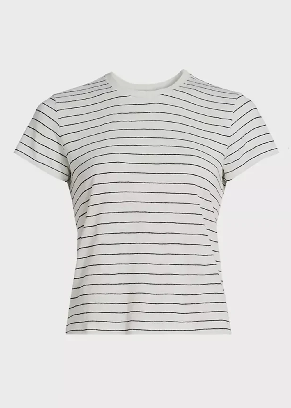 The Linen Baby Tee - Navy Multi - FRAME Canada - Danali
