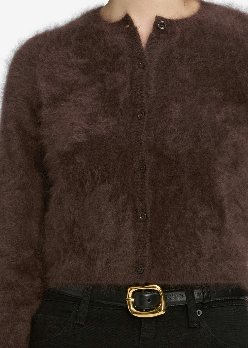The Teddy Cardigan - Coffee - FRAME Canada - Danali