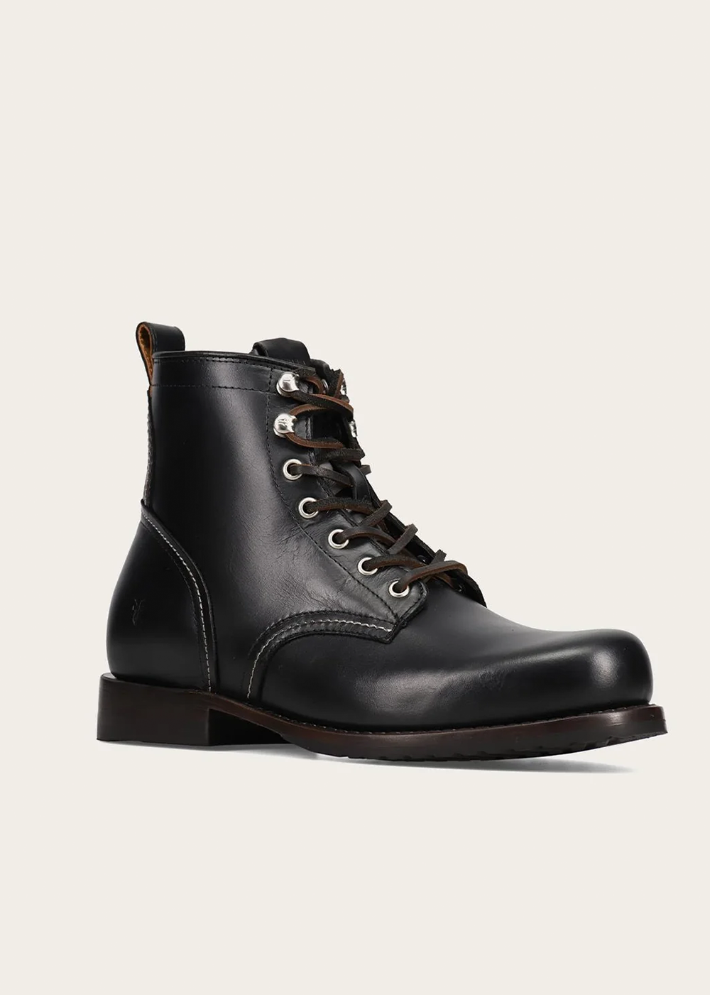 Hudson Workboot Plain Toe - Black - Frye Company Canada - Danali