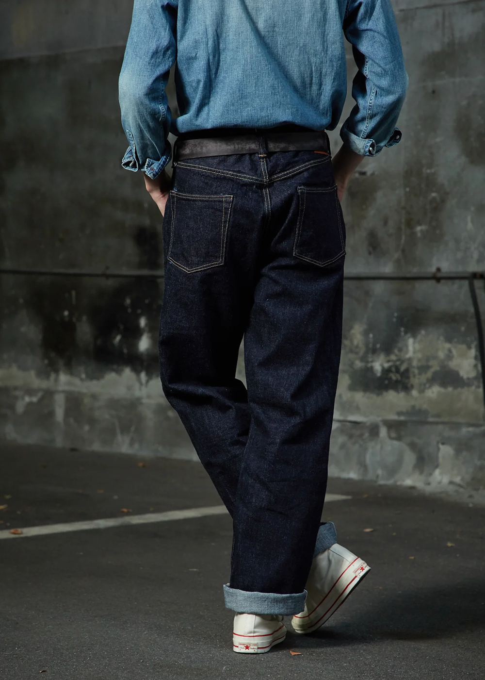 0105XXW - Wide Selvedge Raw 15.5 oz Denim - Indigo - FullCount Canada - Danali