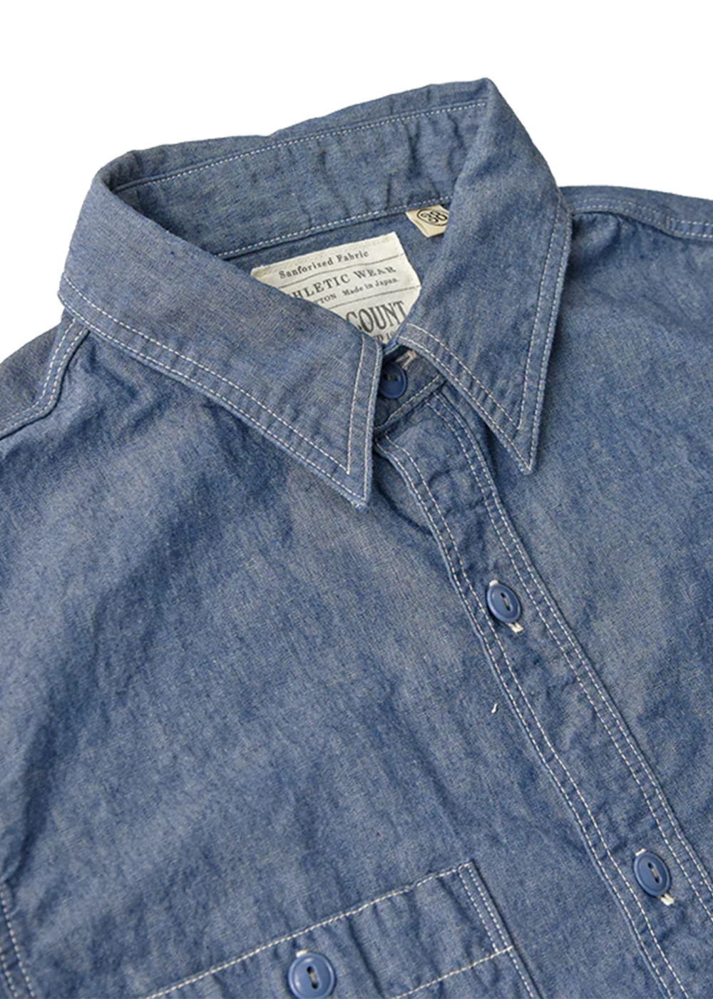 Fullcount Chambray Shirt Blue - Fullcount Canada - Danali