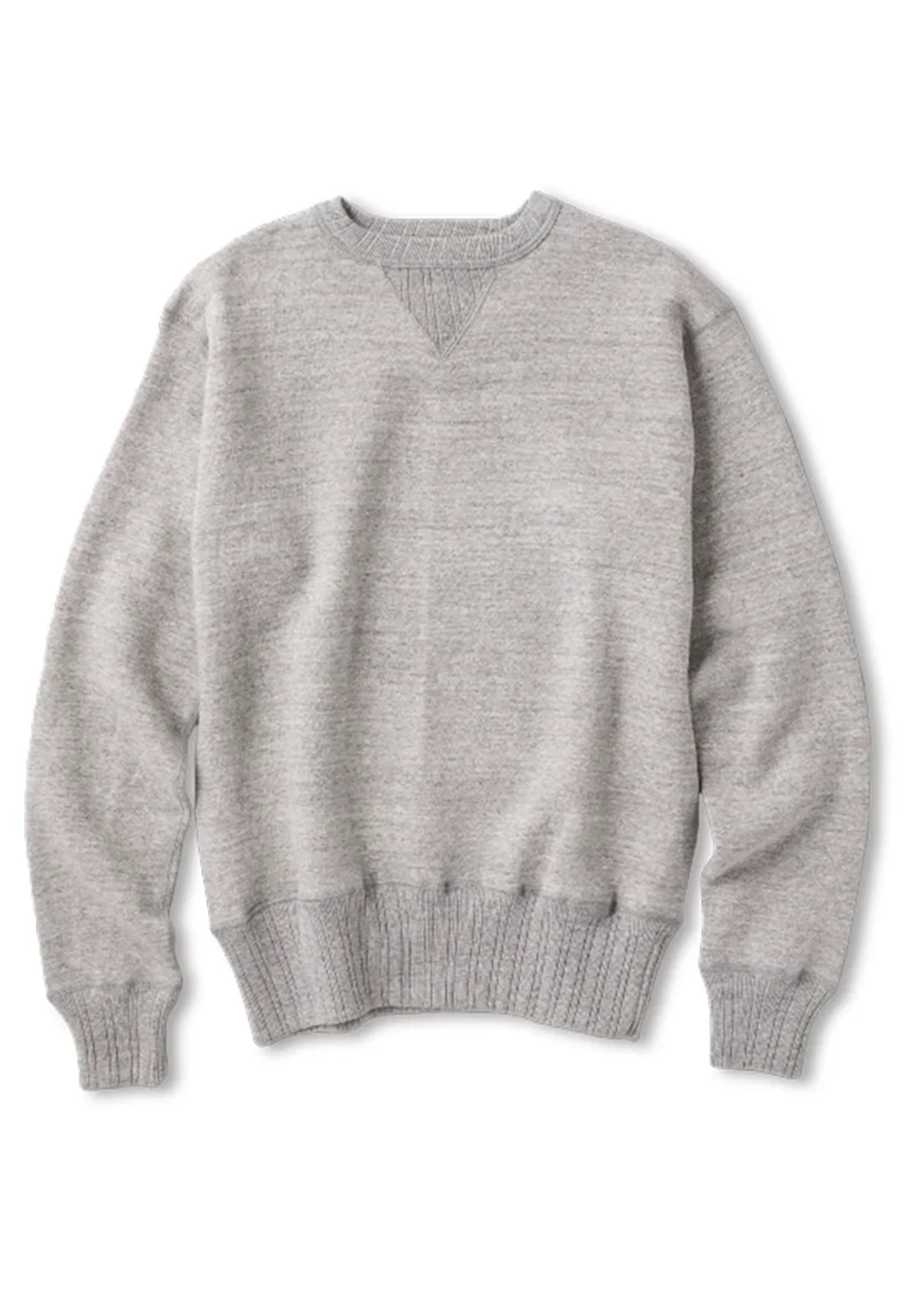 Set in Sleeve Loopwheel Sweatshirt - Heather Grey - Fullcount Canada - Danali