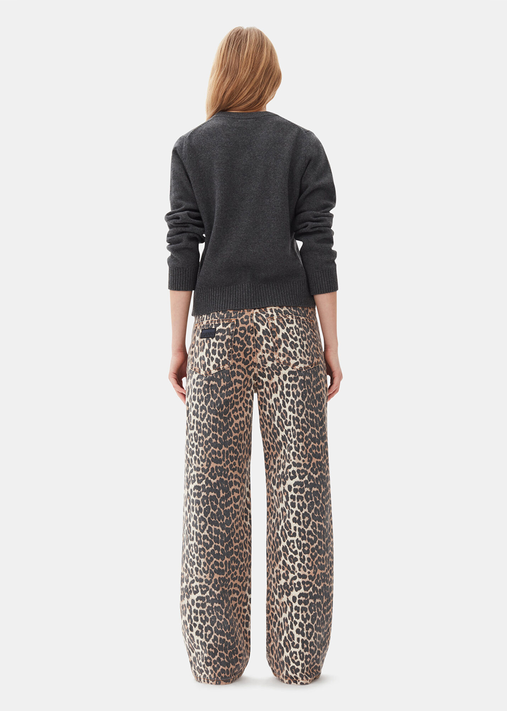 Leopard Print Izey Denim - Leopard - GANNI Canada - Danali