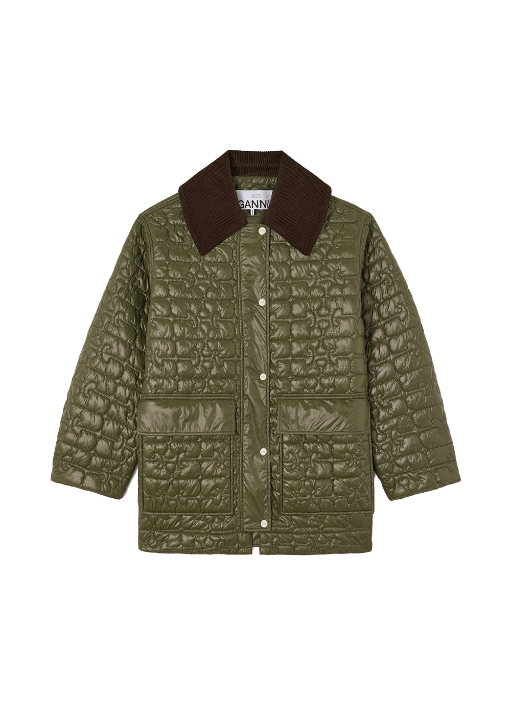 Shiny Quilt Jacket - Kalamata - GANNI Canada - Danali