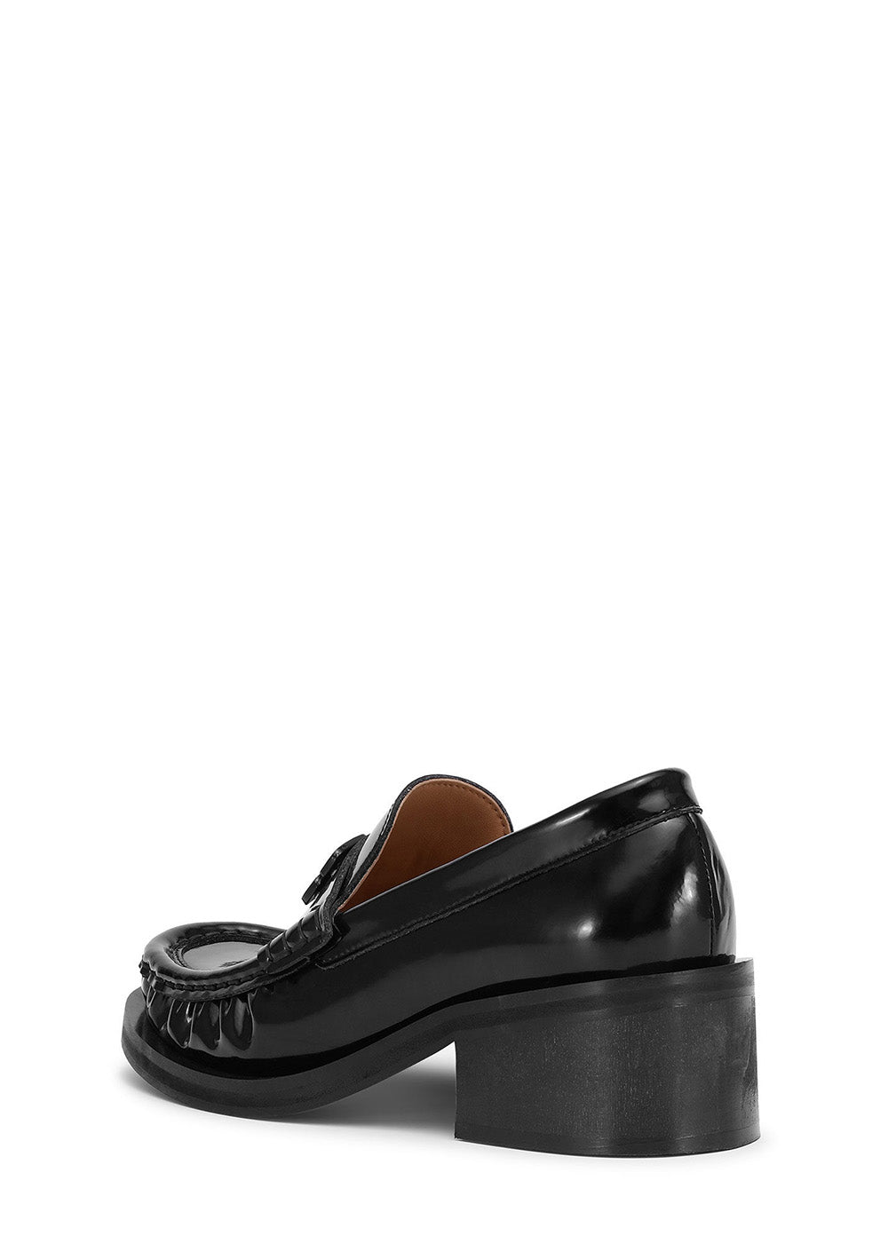 Butterfly Mid Heel Patent Loafer - Black - GANNI Canada - Danali - S2630