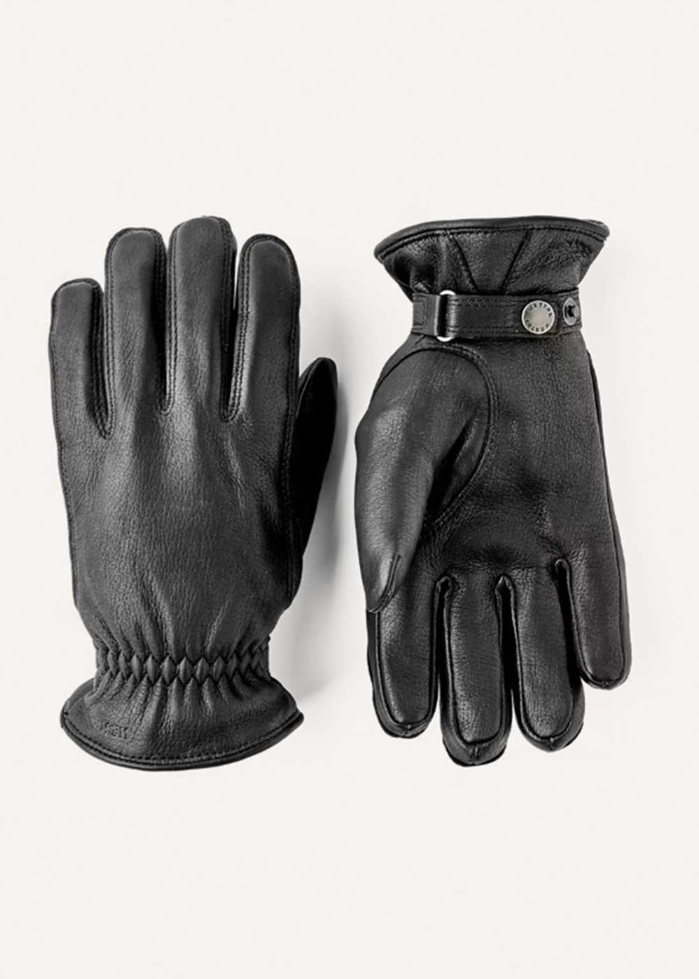 Burensvik Leather Gloves - Black - Hestra Canada - Danali